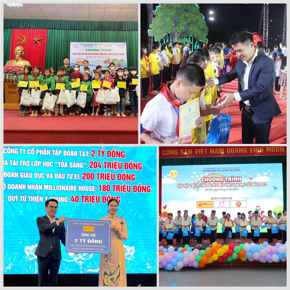 T&T Group tiếp tục ủng hộ 2 tỷ đồng hỗ trợ trẻ em nghèo 